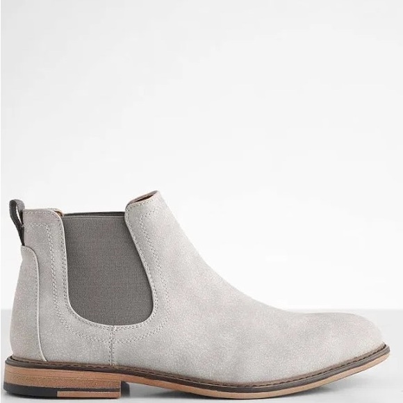 New men’s Sz 11 light grey Chelsea business to casual boots by Steve Madden - Picture 3 of 12